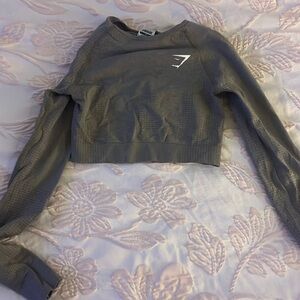 Gymshark long sleeve cropped shirts
